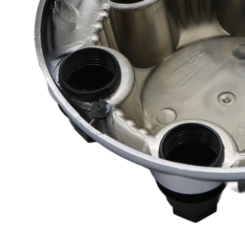 HODEE 4PCS Wheel Center Caps Fit for 2007-2013 Chevy Silverado 1500 Tahoe Avalanche Suburban - 6 Lug Center Cap 16" 17" Hubcap Set - Electroplated Chrome Plated Hub Cap # 15067578,15067580,1571237 by HODEE - Used condition - Image 5