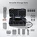 NEEWER Hard Case Compatible with DJI Osmo Pocket 3 & Creator Combo Accessories, IP67 Waterproof Dustproof Shockproof Portable Travel Storage Case with Custom Foam Inserts & 17 Slots, AC022