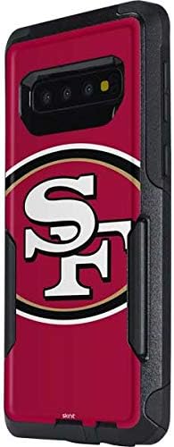 Skinit Decal Skin Compatible with OtterBox Commuter Galaxy S10 - Officially Licensed NFL San Francisco 49ers Large Logo Design