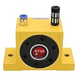 Pneumatic Vibrator GT16 air Turbine Vibration K4 6 8 Industrial Flow aid Blanking 10 Oscillation 13 Oscillation Hammer(Reinforced J K16 Plastic Cover)