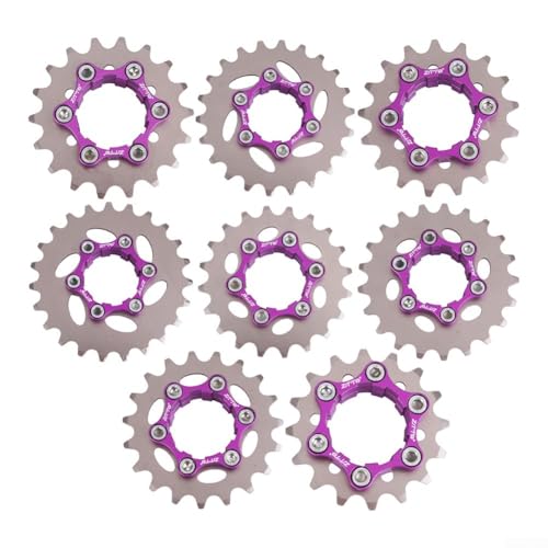 Mejora tu experiencia de ciclismo con este engranaje y tensor de casete de una sola velocidad de alto rendimiento (19T)