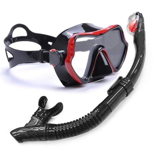 Diving Mask and Snorkels Anti-Fog Glasses Diving Swimming Easy Breath Tube Set