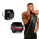 GN FITNESS Grilletes para Muñecas Gym, Muñequera para polea, Grillete muñeca hombre, Correa para mano, Accesorios de...