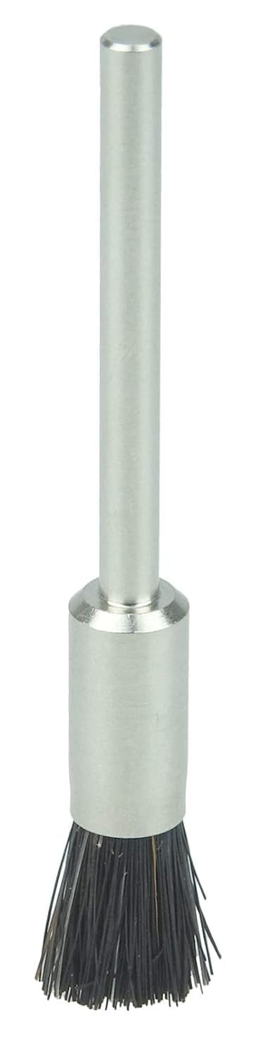 Weiler 26122 3/16" Miniature End Brush, Soft Hair Fill, 1/8" Stem, Made in the USA (Pack of 144)