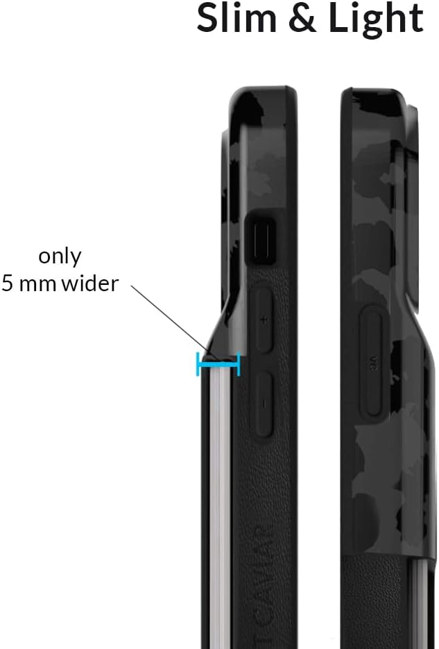 VELVET CAVIAR Compatible with iPhone 14 Plus Wallet Case for Women - Credit Card Holder Slot - Cute Slim & Protective Wallet Phone Cases [8ft. Drop Tested] - Black Leopard Print - Image 5