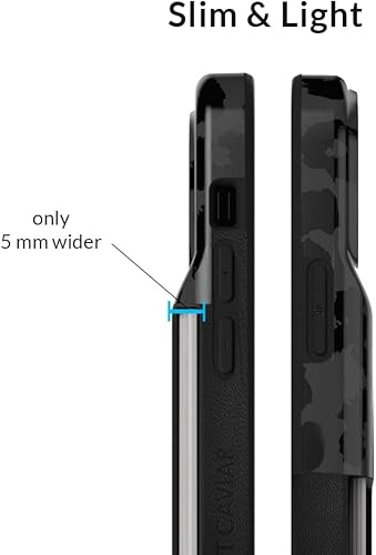 Miniatura 5 de VELVET CAVIAR Funda tipo cartera compatible con iPhone 14 para mujer, ranura para tarjetas de crédito, bonita funda delgada y protectora para