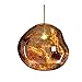 Produktbild Lava Melt-Deckenleuchte PVC-hängende Lampe/Beleuchtung Glas Lava unregelmäßige Silber/Gold/Rot Kupfer Spiegel Wohnzimmer Hängeleuchten,Gold,40cm