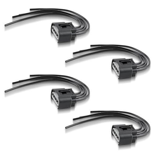 MOTOALL Ignition Coil Connector Plug Wire Harness Pigtail Wiring Loom 4-Way Female for 90980-11885 645-940 Toyota Lexus Scion Pontiac Chevrolet Chevy - 4pcs