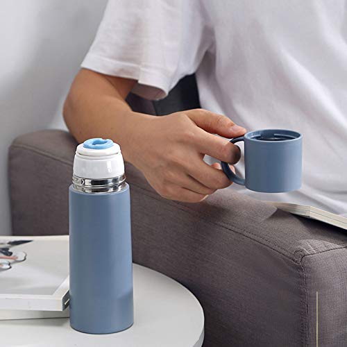 Copo térmico de 350 ml de grande capacidade de aço inoxidável portátil à prova de vazamento masculin