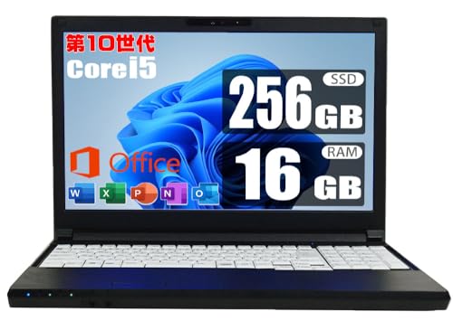 yςݕiz 10 Core i5 10310U / eL[/webJ/ 16GB / SSD 256GB / MS Office 2019 / Windows 11 / Wi-Fi/Bluetooth/DVDROM / 15.6^ H