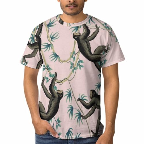 T-shirt homme à col rond en maille premium et finitions minimalistes