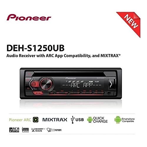 Pioneer Single Din In-Dash Cd/Cd-R/Rw, Mp3/Wma/Wav Am/Fm Front Usb/Auxiliary Input Mixtrax And Arc Support Car Stereo Receiver Detachable Face Plate #TOP2