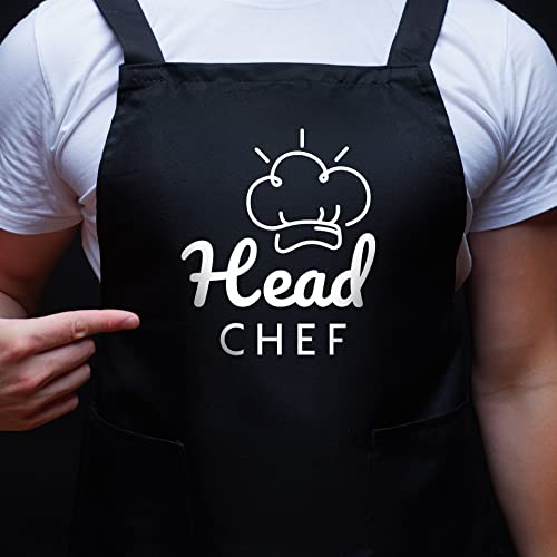 Pink Positive Personalised Family Apron | Head Chef, Sous Chef Apron for Men, Apron for Kids, Apron for Woman | Family Baking | Fathers Day Gift - Image 6
