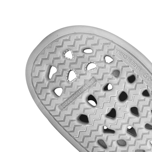 Image of weilonghyw Plus Size Mens Shower Shoes Quick-Drying Bathroom Slippers with Drainage Hole Non-Slip Gym Slides Arch Support Pool Shower Sandals for Dorms