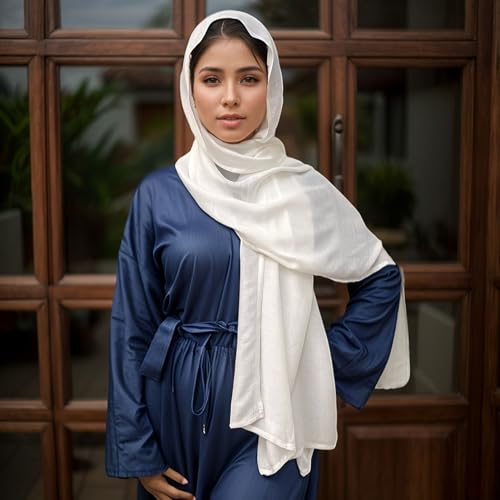 Viscose Cotton Feel Hijab Scarf For Women,Lightweight Modal Scarf Travel Shawl Head Wraps For Abaya Accessories2