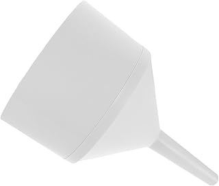 Embudo Buchner de Plástico para Filtración de Laboratorio Estabilidad de Filtro Fácil Limpieza Uso Química y Aula Color Blanco