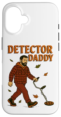 DETECTOR-DADDY, 金属探知機 アクセサリー 宝物を探す 金属探知機 スマホケース iPhone 16 用
