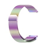Cinturini compatibili con Huawei Watch GT 5 Pro 46 mm/GT 5 46 mm, cinturino di ricambio in acciaio inossidabile a rete metallica per Huawei Watch GT 5 Pro 46 mm/GT 5 46 mm
