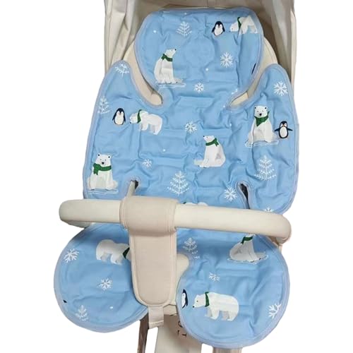 Alfombra de enfriamiento para bebé, almohadilla de enfriamiento del asiento del automóvil,Cojín de cochecito transpirable de doble cara | Almohadilla antideslizante ventilada para niños para niños, cl