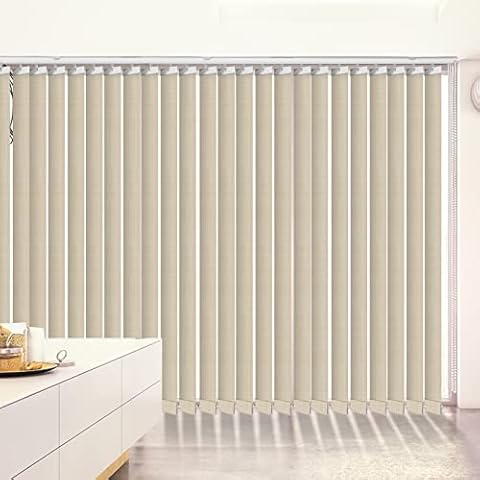 LETAU 100% Blackout Vertical Blinds Cover