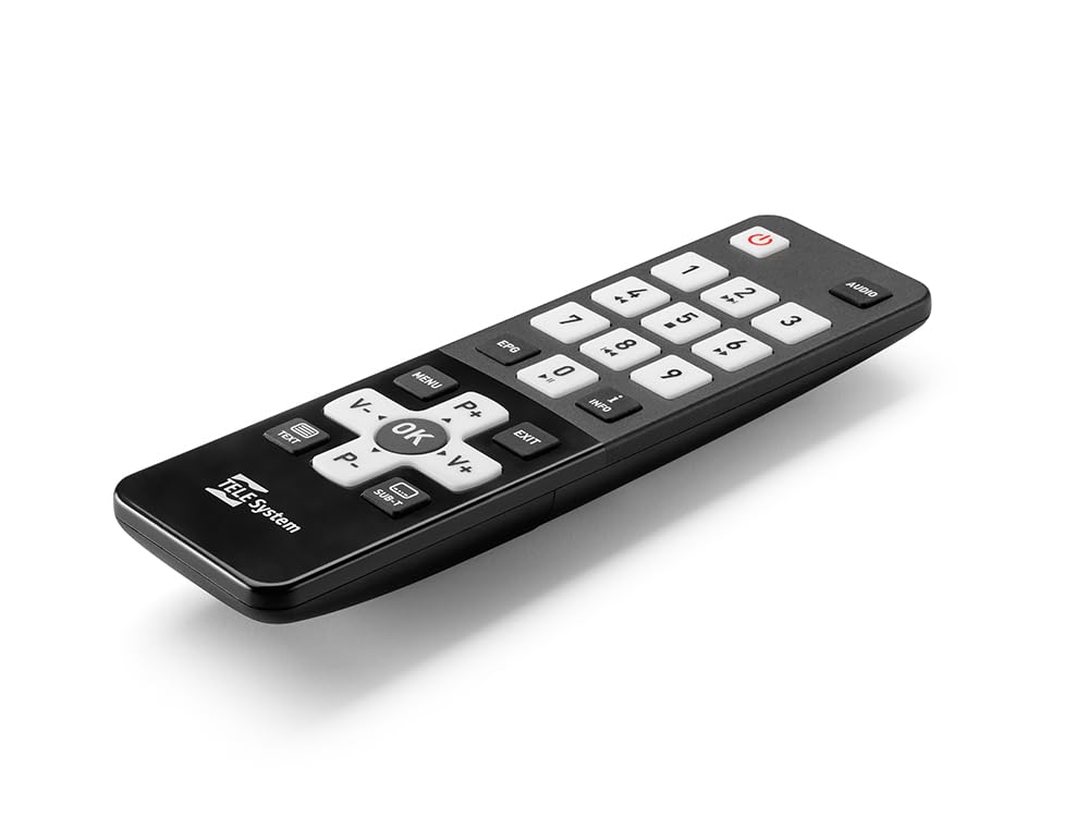 TELE System Decoder Digitale Terrestre FACILE - Tuner DVB-T2 HEVC a 10 bit, Lettore Multimediale USB, Facile Collegamento HDMI e SCART - Autoscan e LCN per Ordinare Canali in Modo Autonomo