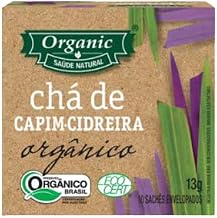 Kit 2X: Chá Orgânico de Capim Cidreira Organic 10 Sachês