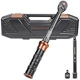 DURAXION トルクレンチ バイク セット3点組 プレセット型 差込角9.5 mm (3/8インチ) 5-70N.m オートバイトルクレンチ 車 エンジン 自転車 バイク修理工具 作業工具 機械の整備 高精度 正方向±3％ 逆方向±5％ 見やすいダブル目盛り 左右回転 72ギア 5°送り角 快速着脱 小型 手動 機械式 軽量 校正証明書 日本語取扱説明書 収納ケース付き