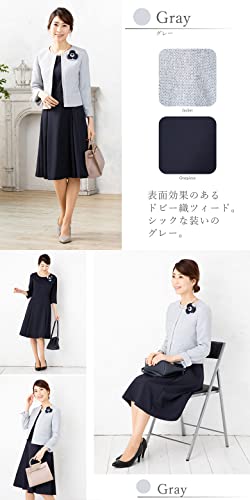 コサージュ付アンサンブルm221004st0(GL)07
