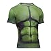 Under Armour Hulk PR Full Suit Compression SS Tee - Men's Forest Green / Pride Medium