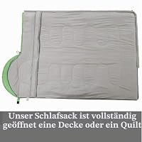 SOULOUT Schlafsack 3-4 Jahreszeiten - Winter Schlafsack Wasserdichter Leichter Deckenschlafsack für Camping, Reisen und Outdoor-Aktivitäten -Ideal für Erwachsene und Kinder - 220 x 83 cm – Ansicht 8