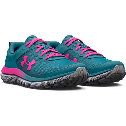 Under Armour Girls' Grade School Assert 10 Wide, 100 Gray, 5 by Under Armour - Used condition - Image 2