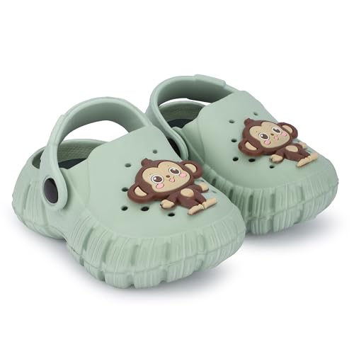 Image of GLJ Little Wonders Kids Clogs, Water Shoes for Girls and Boys, Penguin Design, Toddler Sizes