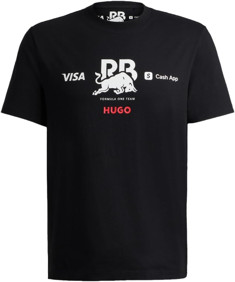 Hugo Men's Tsunoda F1 2024 Racing Bull Fan Tshirt