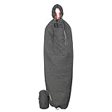 VIAM Outdoors 10° Camping Quilt | Ultralight Backpacking Quilt with Removable Hood, Zippered Footbox & Pad Straps | Down Insulation Extra Long Size for Tall Guys