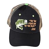 Fisherman | Camouflaged Christian Hats for Men Women Baseball Hat | One Size Adjustable Buckle Strap Baseball Cap | Inspirational Dad Hats for Christians