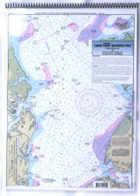 ICW: Neuse River to Myrtle Grove Sound, NC - Laminated Nautical Navigation & Fishing Chart by Captain Segull's Nautical Sportfishing Charts | Chart # NM125