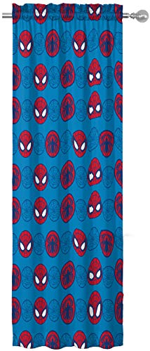 Jay Franco Marvel Super Hero Adventures Go Spidey 63" Inch Drapes - Beautiful Room Décor & Easy Set Up, Bedding Features Spiderman - Curtains Include 2 Tiebacks, 4 Piece Set (Official Marvel Product) #TOP2