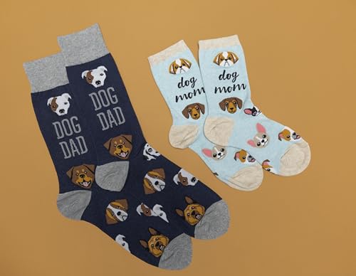Hot Sox Men's Fun Dogs Crew Socks-1 Pair Pack-Cool & Funny Pets Novelty Fashion Gifts2