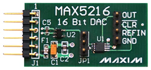Tablero de evaluación, 16 bits DAC, kits de desarrollo de conversión de datos DAC, cantidad 1 | MAX5216PMB1#