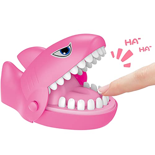 LanMa Shark Dentist Teeth Game for Kids Shark Finger Biting Game Toy, Fun Travel Size Shark Teeth Game