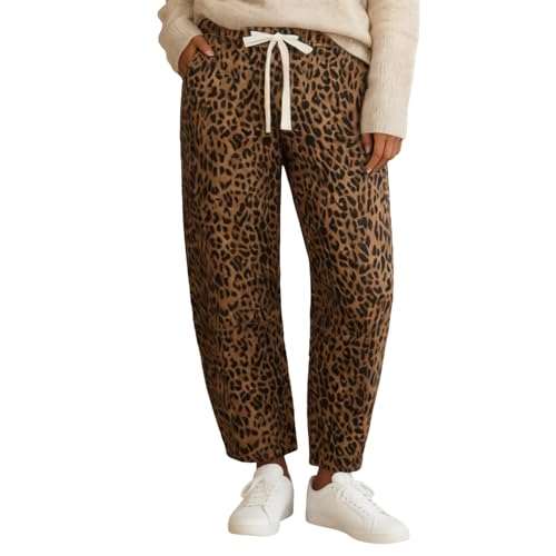 Pantalon de pyjama en flanelle léopard pour une sensation de douceur et de douceur