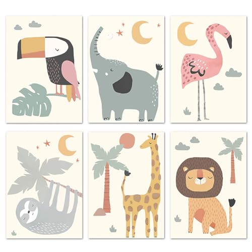 Hwtcjx Set de 6 Affiches décoration pour Chambre denfant, Decoration