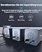 Yottamaster 4 Bay Festplattengehäuse Daisy-Chain, Externes Typ-C 10Gbps HDD Gehäuse, Unterstützung von 4 x 18 TB, USB C Daisy Chaining 2 andere USB-Geräte für eine Kapazität von bis zu 192 TB [FS4C3]
