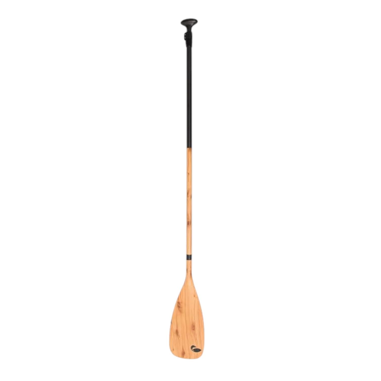 Paddle North Lightweight Carbon Fiber 2-Piece Adjustable SUP Paddle - Anti-Twist Handle - Performance Paddle Board Paddle - Durable Wood Veneer Design