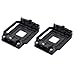 N/A Plastic AMD CPU Fan Stand Bracket Base Socket 2pcs Black for AM2 AM3 AM2 AM3