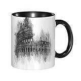 Taza de colores, café (negro)