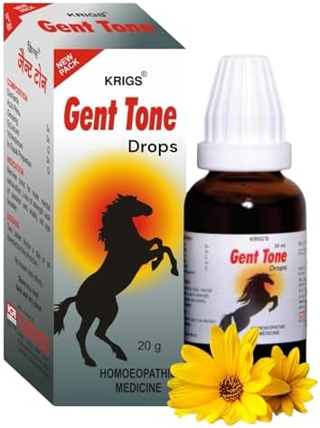 KRIG'S Gent Tone Drops Homeopathy Medicine 30ml - Set of 1 Bottle