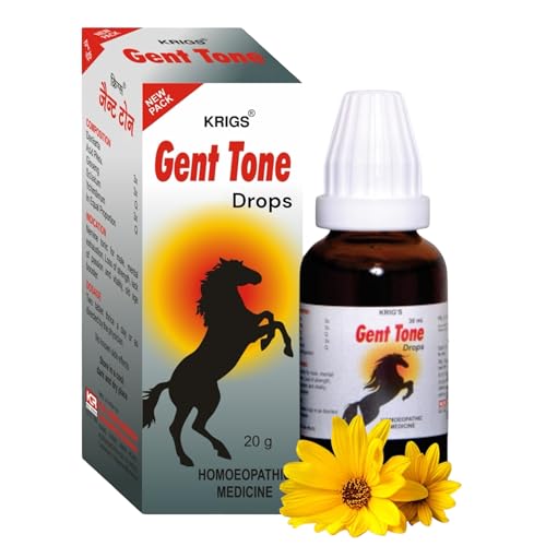 KRIG'S Gent Tone Drops Homeopathy Medicine 30ml - Set of 1 Bottle