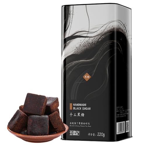 紅糖塊 赤糖 黒糖 ナツメ赤糖 赤砂糖の塊 原汁?糖 雲南手作り古法糖 中国茶 個包装 便利 (原味K糖220g)