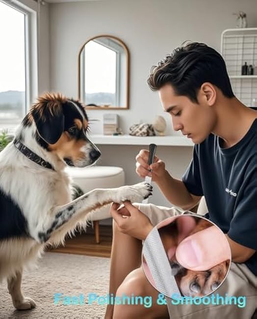 Large Dog Nail Clippers Wide Jaw Opening Heavy Duty Dog Nail Trimmer Cat Claw Clippers(Black)-3xFSWssw